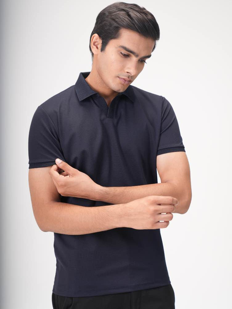 Wing Polo - Heavy Dobby Johnny collar Polo