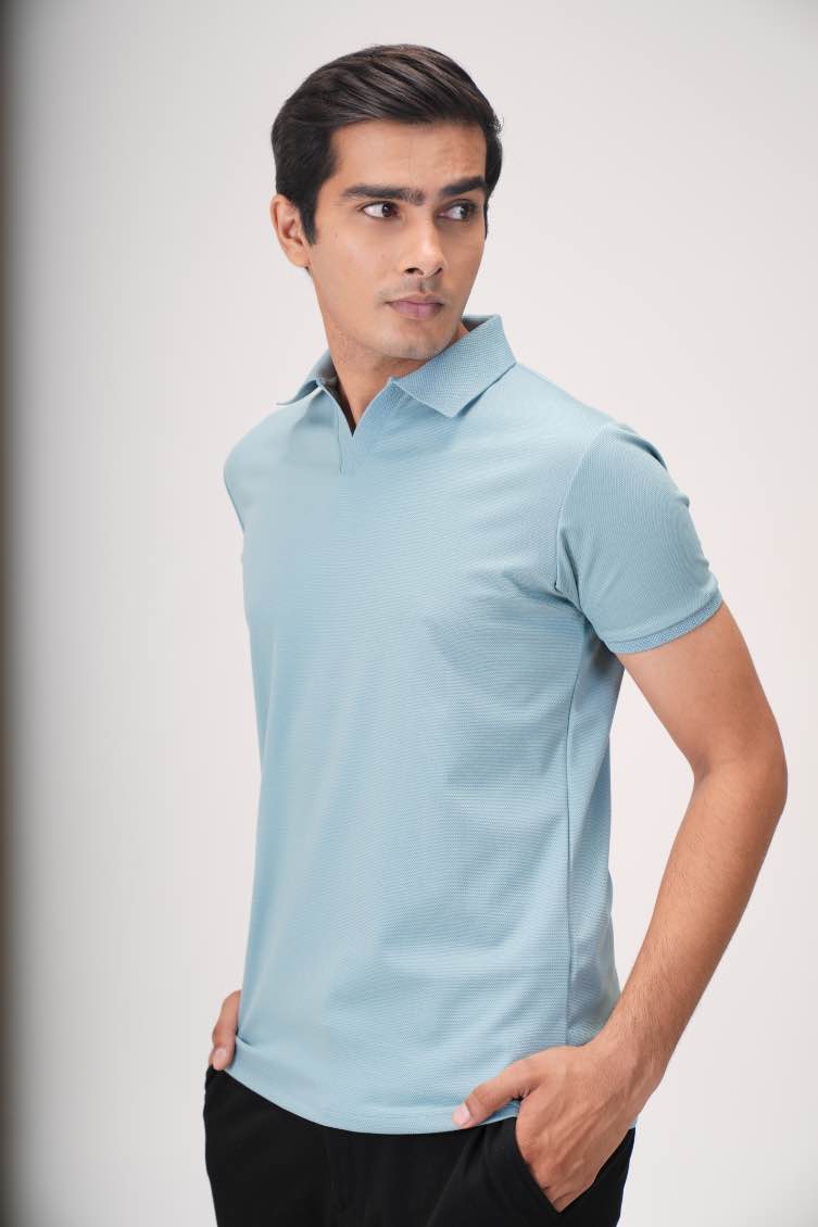 Wing Polo - Heavy Dobby Johnny collar Polo