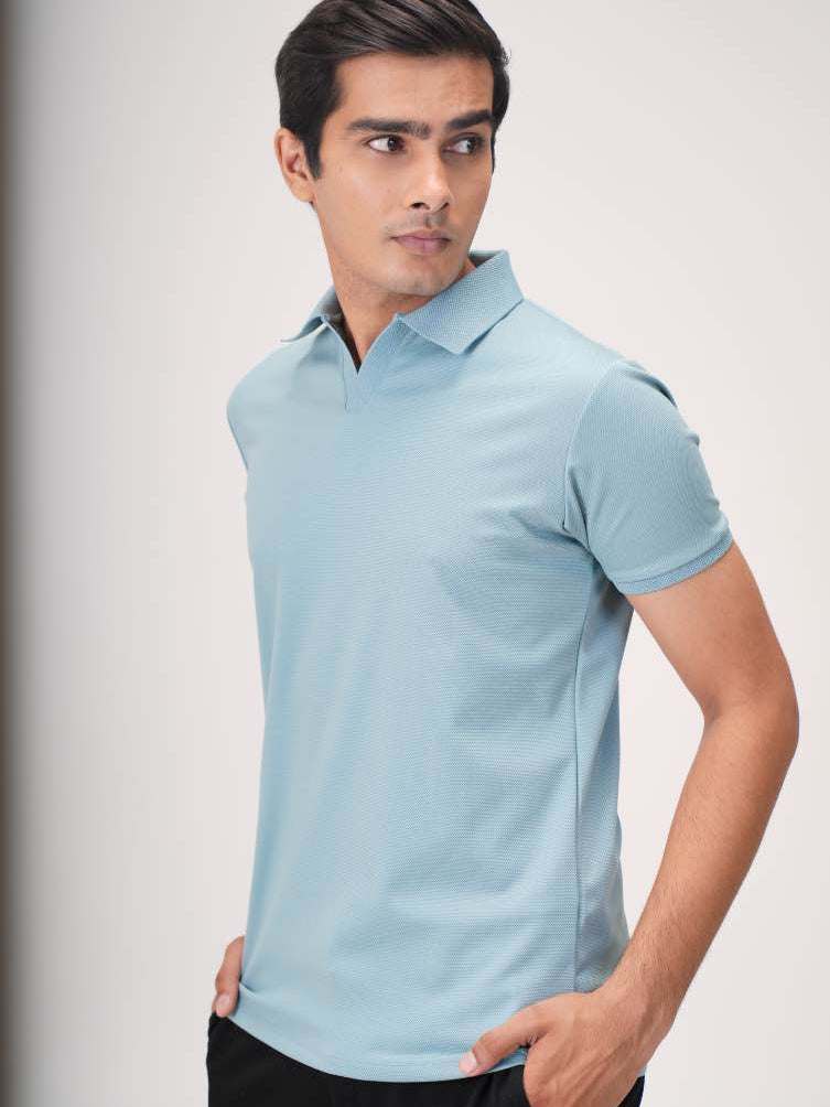 Wing Polo - Heavy Dobby Johnny collar Polo