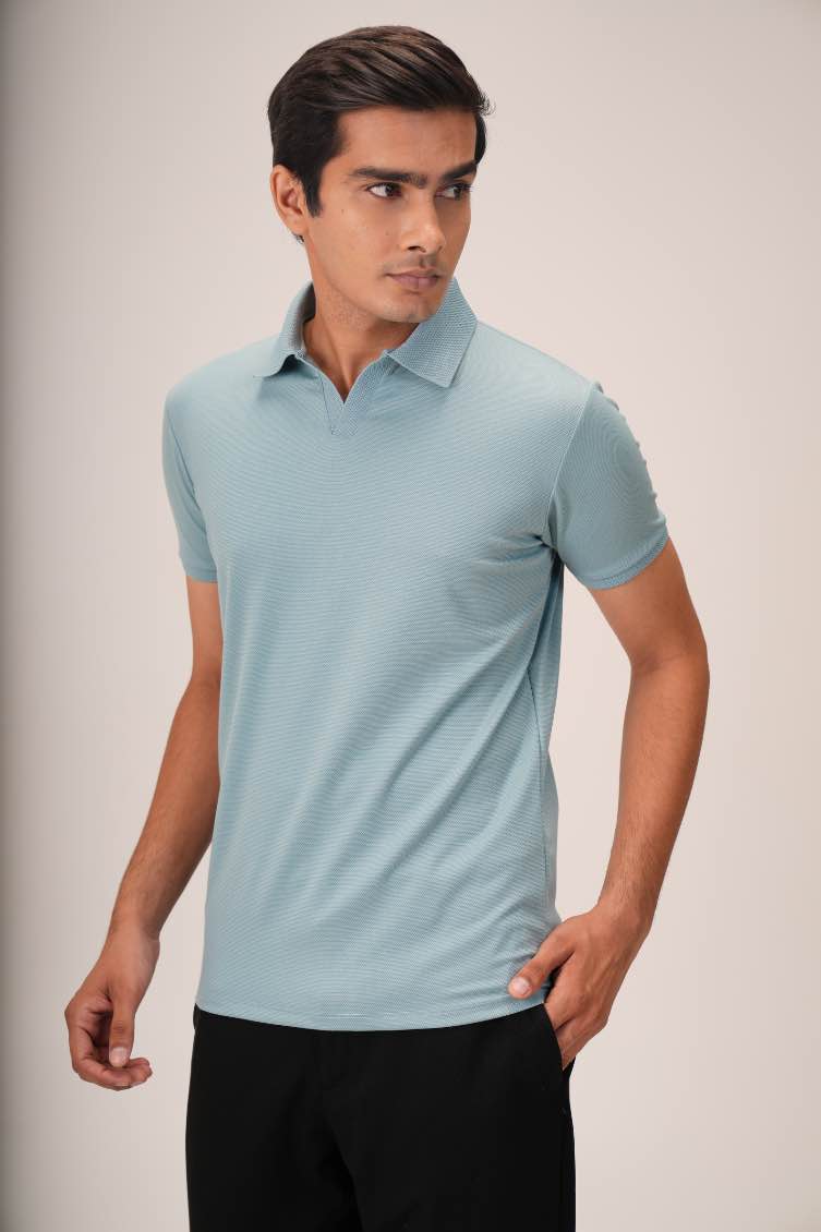Wing Polo - Heavy Dobby Johnny collar Polo
