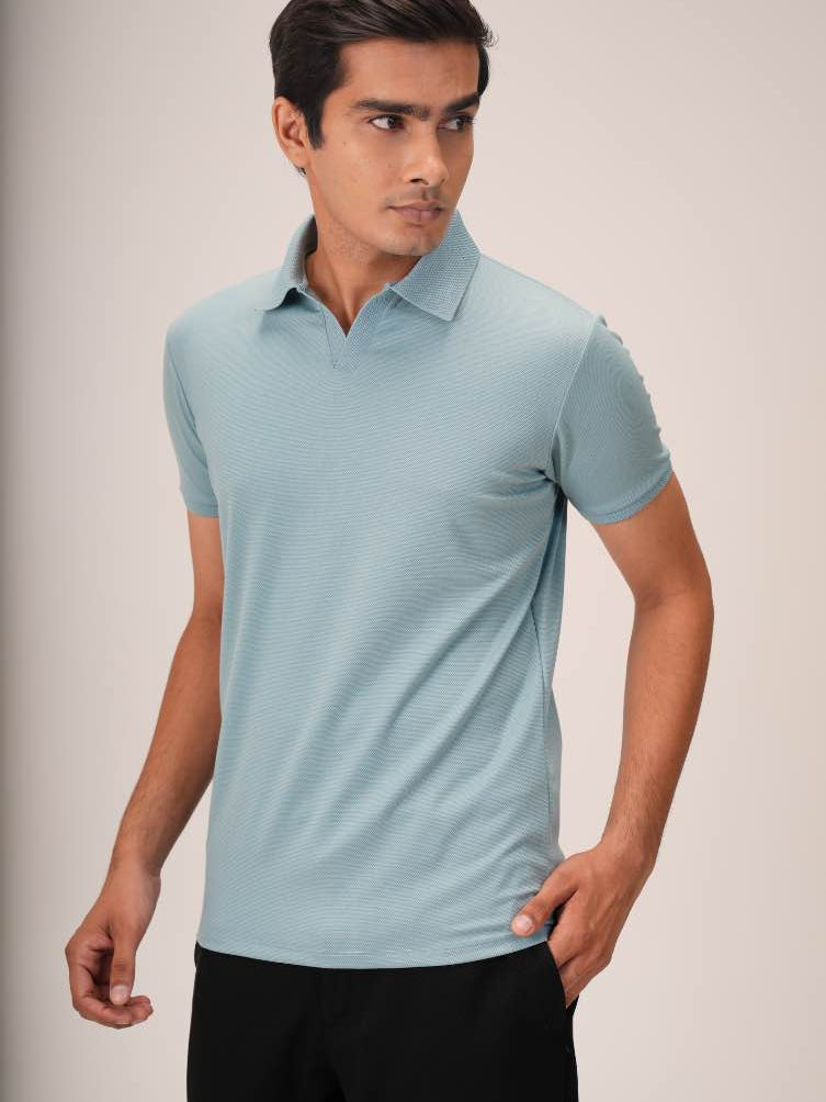 Wing Polo - Heavy Dobby Johnny collar Polo