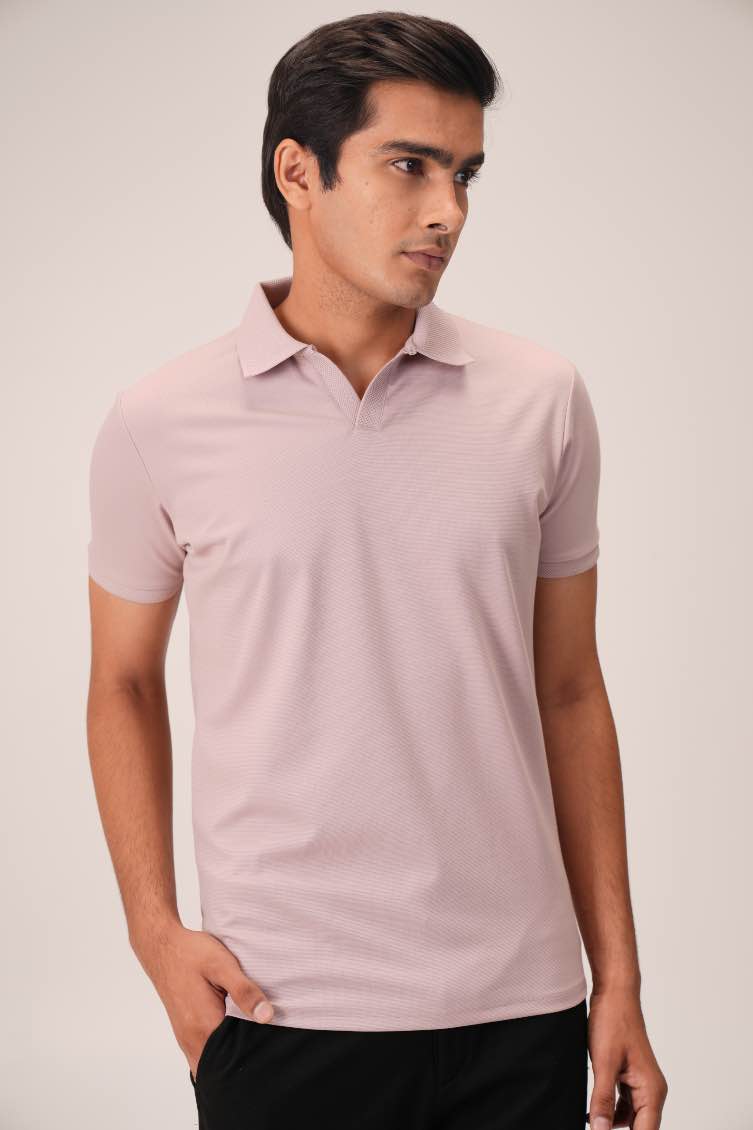 Wing Polo - Heavy Dobby Johnny collar Polo