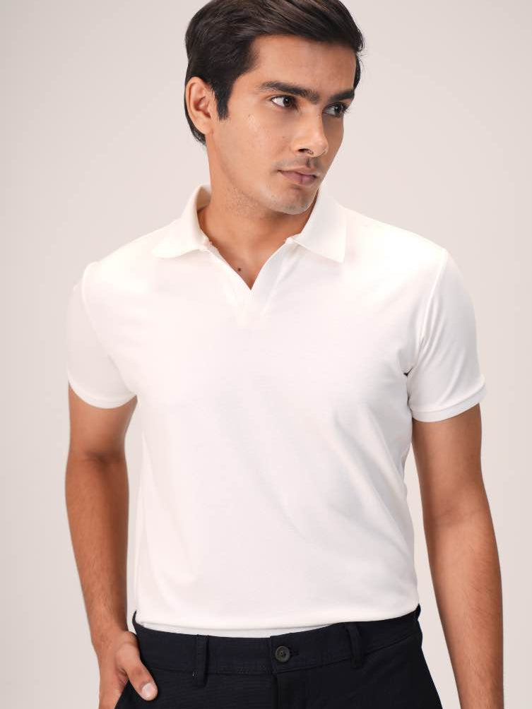 Wing Polo - Heavy Dobby Johnny collar Polo