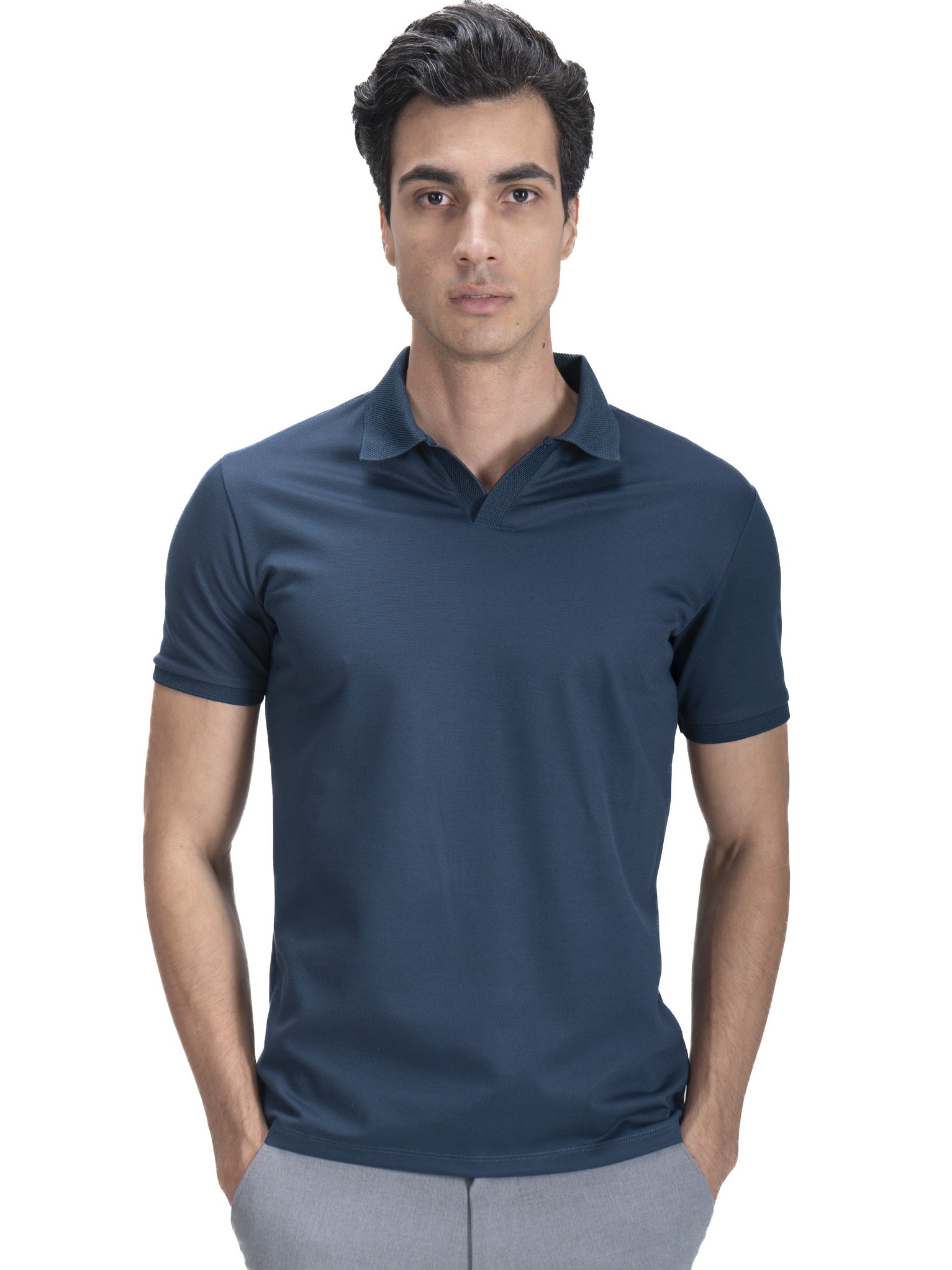 Wing Polo - Heavy Dobby Johnny collar Polo