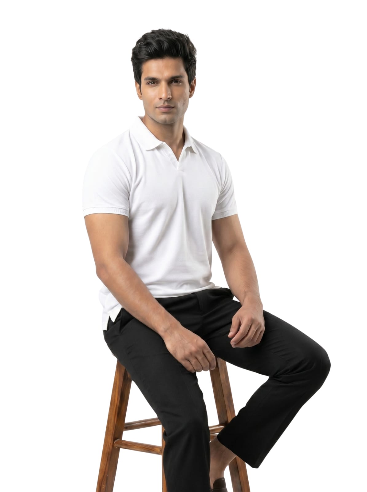 Wing Polo - Soft White