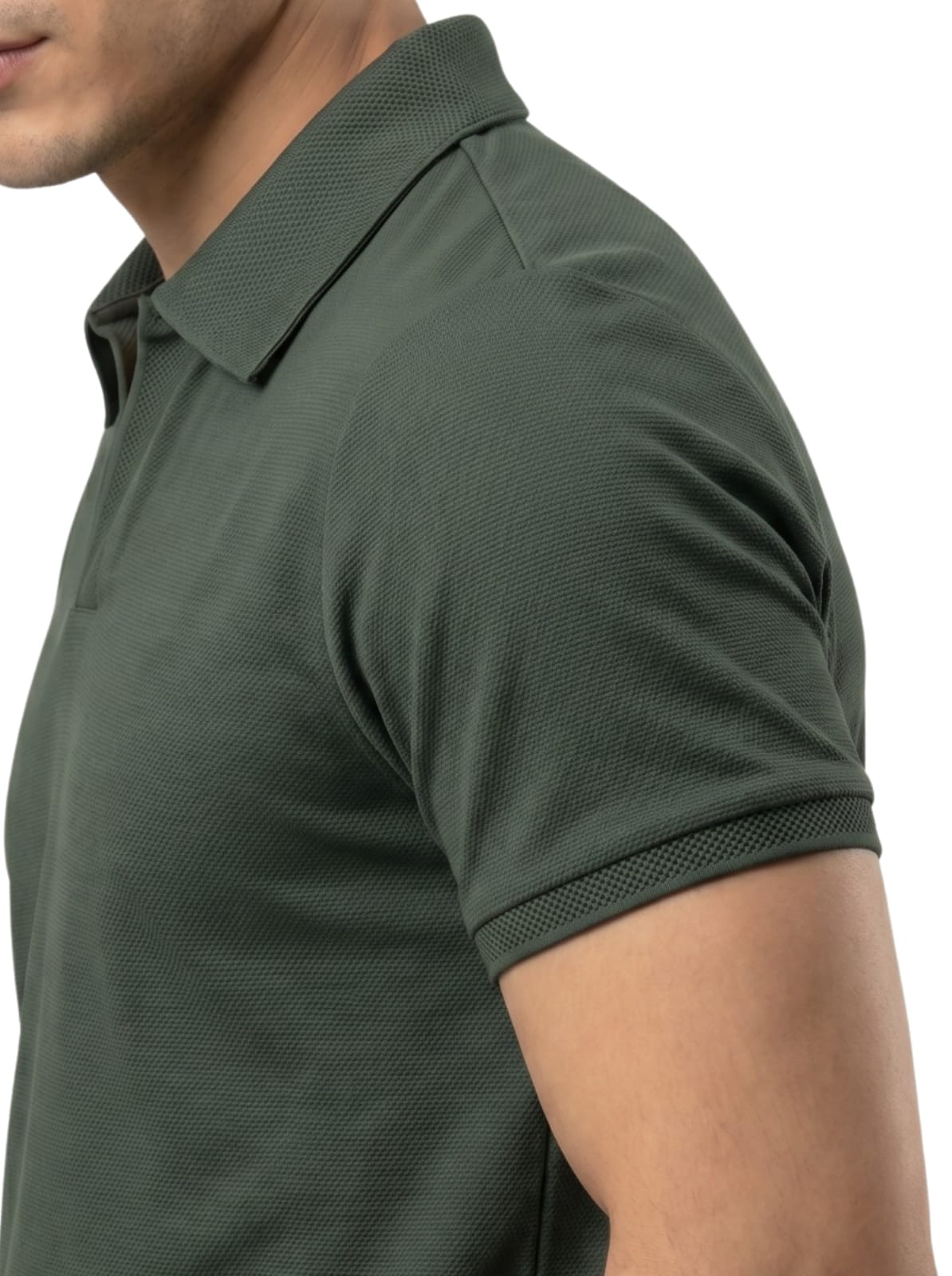 Wing Polo - Forest Green