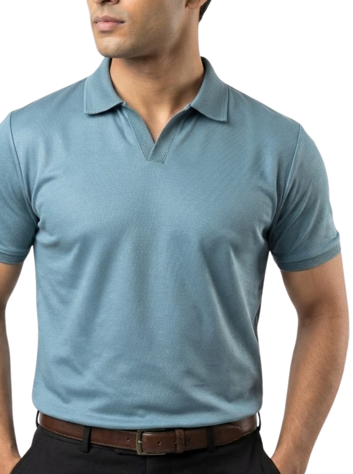 Wing Polo - Coastal Blue