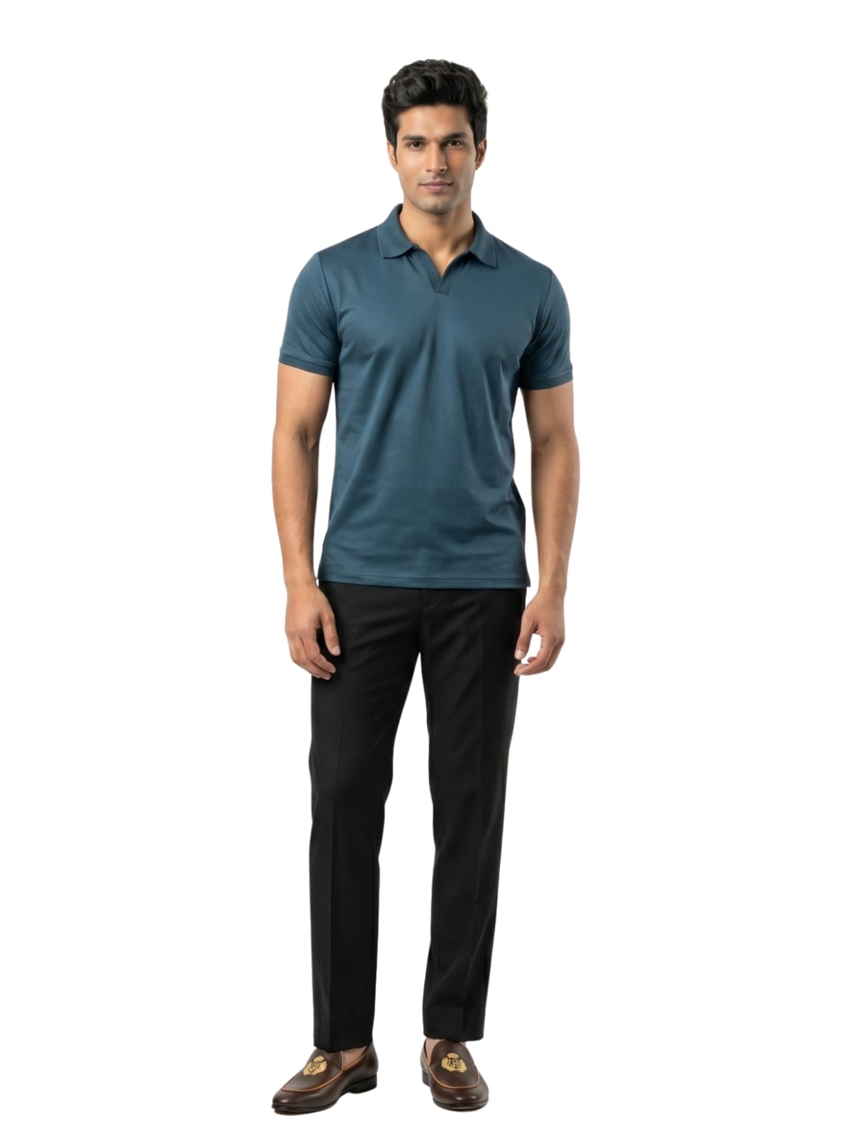 Wing Polo - Deep Teal