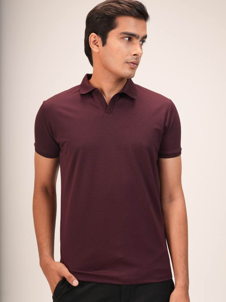 Wing Polo - Heavy Dobby Johnny collar Polo