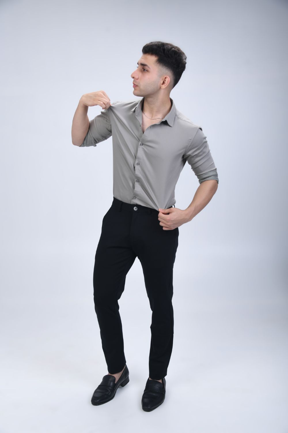 Buy Grey Shirts for Men by ALTHEORY Online | Ajio.com